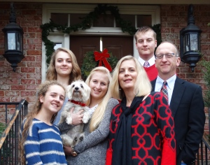 A Martin Family Christmas Picture courtesy of Logan Klinsky.